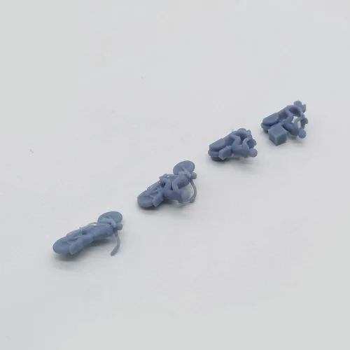 Vista 2 de Outland Models Juego de motos y scooters en miniatura ferroviario escala N 1:160