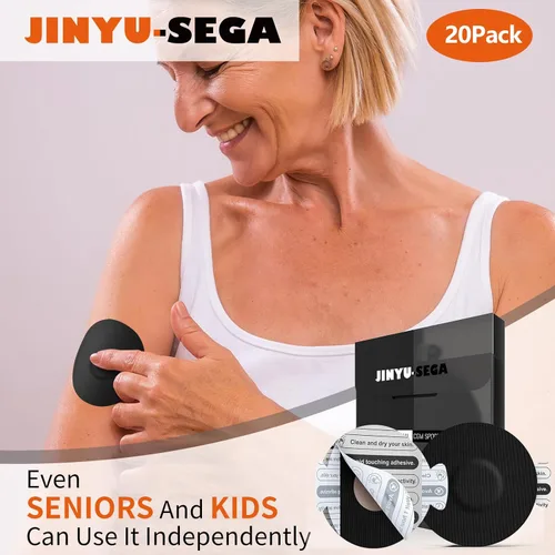 Vista 7 de Jinyusega Parches adhesivos para Dexcom G7 - 20 piezas de parches Dexcom G7 impermeables, con pestaña de fácil desprendimiento y respaldo 10#