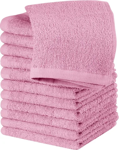 Vista 30 de Utopia Towels Juego de 60 paños de algodón – 100% algodón hilado en anillo, paños de franela de alta calidad, altamente absorbentes y suaves al Beige