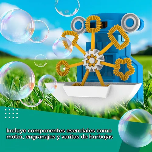 Vista 5 de 4M KidzRobotix - Robot de Burbujas - Construye un Robot de Máquina Automática de Burbujas, Inspira el Aprendizaje STEM, Aumenta la Creatividad