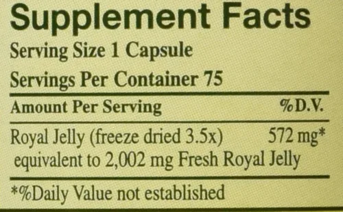 Vista 3 de Jalea Real 0,07 oz, 75 cápsulas – YS Eco Bee Farms, 726635784787, 1, 1