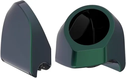 Vista 452 de Advanblack Alpine Green Tour Pack - Paquete de altavoces de 6.5 pulgadas, carcasa de audio trasera, color a juego, ajuste Harley King Tour Pack