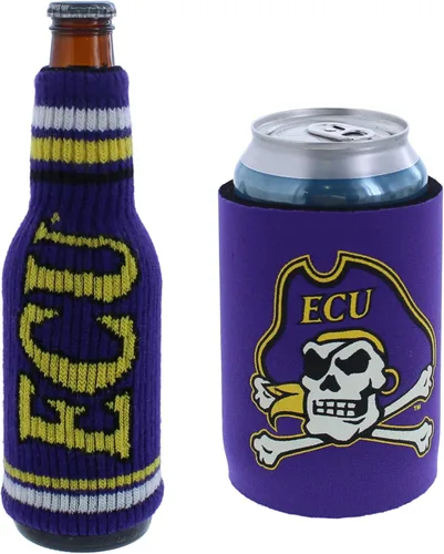 Vista 137 de College Team Color Logo Can & Bottle Holder Insulator Beverage Cooler Set