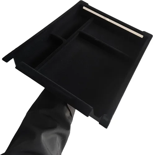 Vista 7 de ruihe Organizador de consola central y reposabrazos negro para Chevy Silverado y GMC Sierra1500/2500/3500 2019 2020 2021 2022 2023 2024 2025