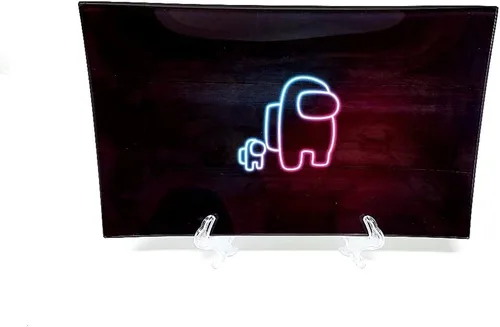 Vista 3 de E.G.G. Bandeja de vidrio resistente a las roturas: Decorativa/Coleccionable de alta resolución Gran regalo (entre nosotros)