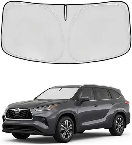 Vista 123 de Parasol para parabrisas Rivian R1S 2022-2024 2025, parasol para ventana frontal, ajuste personalizado, accesorios R1S, visera solar, pantalla