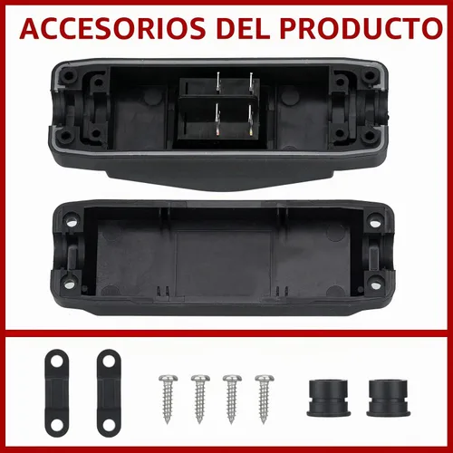 Vista 4 de Kingdder 2 unids impermeable en línea interruptor de cable Ac/dc 12v-250v