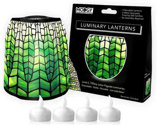 MODGY Faroles luminarios portavelas decorativo para interiores y exteriores, faroles para decoración de centros de mesa de boda, patio, paquete de