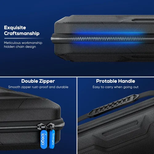 Vista 4 de Klipdasse Funda de transporte para Playstation Portal Accesorios Funda rígida EVA compatible con Ps Portal - a prueba de golpes e impermeable