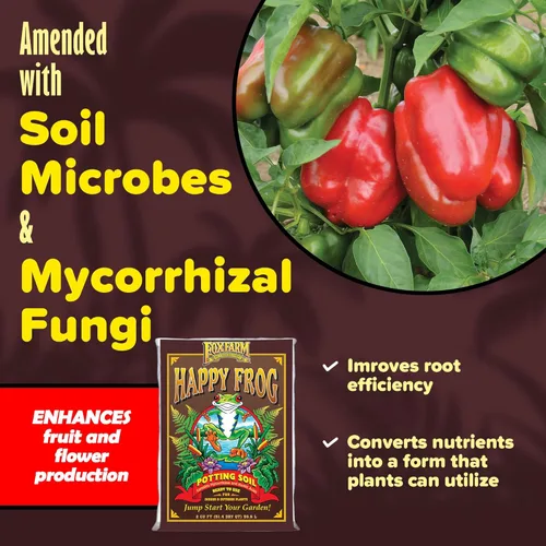 Vista 5 de FoxFarm FX14047 (2 pies cúbicos) tierra orgánica FoxFarm Happy Frog