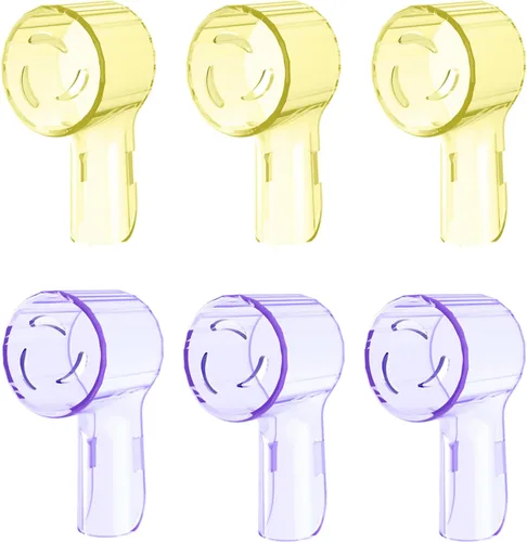 Vista 13 de Fundas para cepillos de dientes compatibles con cabezales de repuesto Oral B, se adapta a la serie iO Ultimate White, protector de cabezales