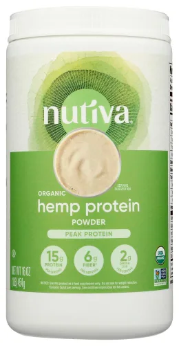 Nutiva, Proteína de cáñamo, orgánica 0.53 oz, 16 onzas líquidas