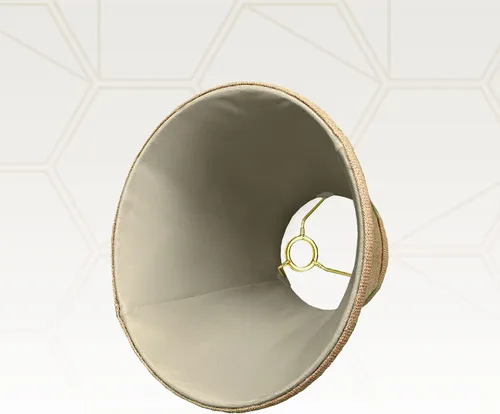 Vista 180 de Royal Designs, Inc. BS-707FC-6AGL Deep Empire Basic - Pantalla para lámpara con clip de llama, 3.5 x 6 x 5.75 pulgadas, color dorado antiguo