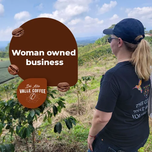 Vista 8 de Del Alto Valle Coffee, Colombia de origen único, grano entero, tostado medio, 12 onzas, miel procesada