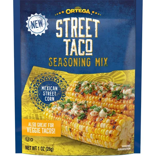 Vista 64 de Ortega Mezcla de condimentos Street Taco, Al Pastor, 1 onza (paquete de 12)