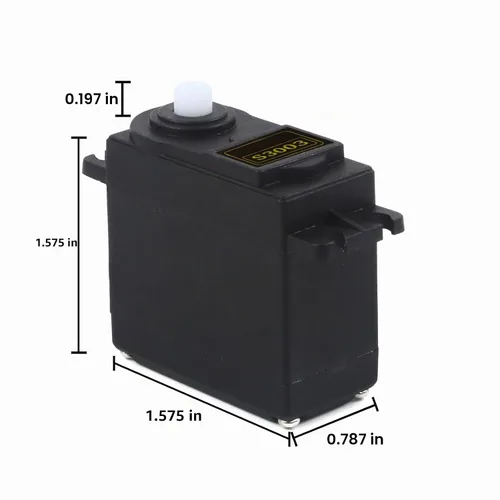 Vista 2 de RGBZONE 4 unids S3003 servo motor estándar RC servo de alta velocidad para coche inteligente robot barco RC helicóptero