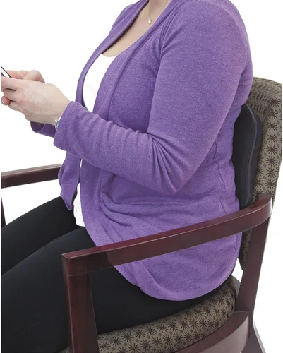 Vista 5 de Master Caster 92061 - Cojín de soporte lumbar de lujo con espuma viscoelástica, 12 1/2 pulgadas de ancho x 2 1/2 pulgadas de profundidad x 7 1/2