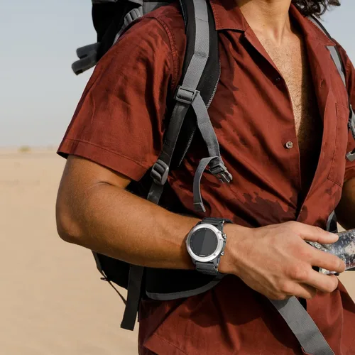 Vista 6 de 26mm Correa de reloj de nylon compatible con Garmin Fenix 7X/ Fenix 6X/ Fenix 5X/ Tactix Delta, Correas Camouflage Quickfit para Garmin Fenix 3/3