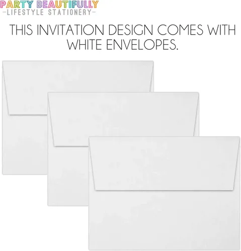 Vista 2 de Boys Nautical Whale Baby Shower Invitations With Envelopes, Blue And Lime Whale Baby Shower Invitations For Boys