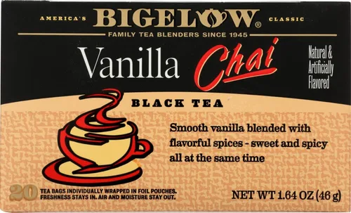 Vista 26 de Bigelow American Breakfast Black Tea, cajas de 20 sobres (paquete de 6), té negro con cafeína, 120 bolsas de té en total