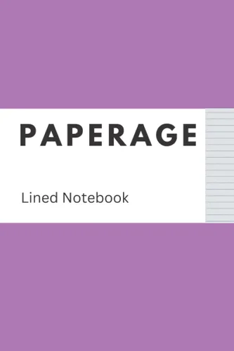 PAPERAGE Lined Journal Notebook (Magenta), 100 Pages, 6x9 inch