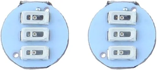 Vista 2 de cciyu 20 mini bombillas blancas de 0.185 in-12 V, luces indicadoras de racimo velocímetro retroiluminación de repuesto para GM GMC