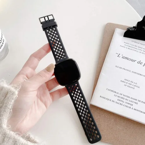 Vista 6 de Seleek Bandas de Reemplazo Compatibles con Fitbit Versa 3 / Versa 4 / Sense/Sense 2, Correas de Pulsera de Fitness de Accesorio Ajustable