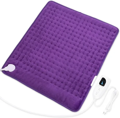 Vista 58 de Deepsoon Almohadilla térmica, almohadillas térmicas eléctricas para espalda, cuello, abdomen, almohadilla térmica húmeda para hombros, rodilla