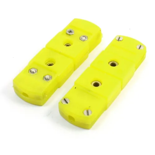 uxcell A14032200ux0016 Cable Conector de cable macho hembra termopar adaptador K tipo 2 pares