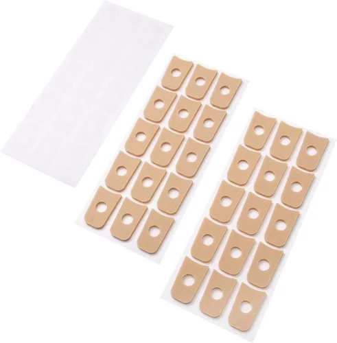 Vista 2 de ARTIBETTER 45 almohadillas de fieltro para callos de espuma, almohadillas para los dedos de los pies, protector de maíz, autoadhesivas, almohadillas