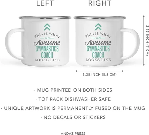 Vista 348 de Andaz Press 11oz. Stainless Steel Campfire Coffee Mug Gift, This is What an Awesome Mentor Looks Like, 1-Pack, Birthday Gift Ideas Coworker Him Her