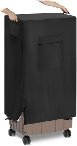 Kasla Cubierta de enfriador evaporativo para enfriador evaporativo Hessaire MC26A, cubierta impermeable para enfriador de aire evaporativo, 21 x 15