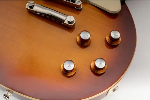 Vista 8 de Musiclily Pro Tamaño métrico de botón de reflector de guitarra con forma de sombrero, campana, 2 volúmenes, 2 tonos, juego de botones para guitarra