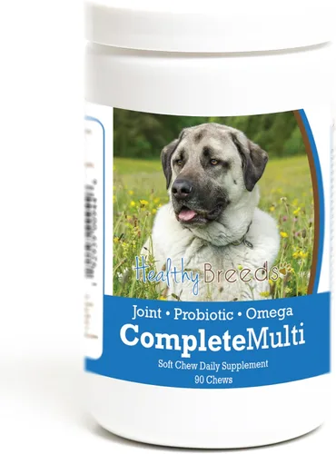 Vista 159 de Healthy Breeds Cavalier King Charles Spaniel - Multivitamínico todo en uno, completo con probióticos, glucosamina, condroitina y omegas, 60