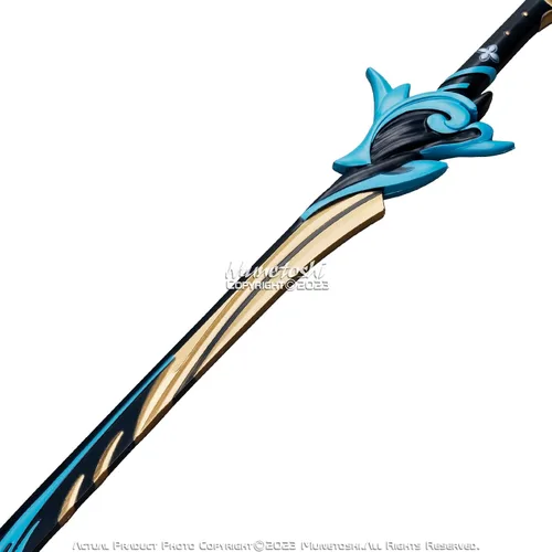 Vista 6 de 39.5 pulgadas de espuma Haran Geppaku Futsu Katana Samurai Sword Impact Video Game Anime Prop Cosplay disfraz