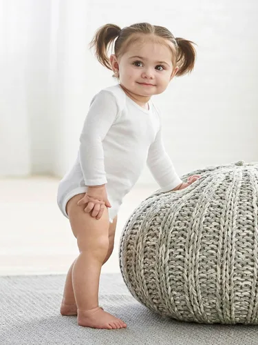 Vista 2 de Gerber unisex-baby Multi-pack Long-sleeve Onesies Bodysuit Mitten Cuff Sizes