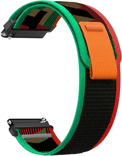 Vista 11 de Correa de nylon compatible con Samsung Galaxy Watch 7/FE/6/5 Pro 4 3/Watch 4 6 Classic/Active/Gear S2 S3 Frontier, correa de bucle deportivo de 20