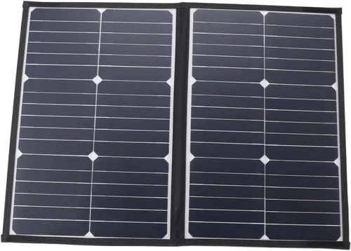 Vista 2 de WALFRONT Solar Panel Charger Kit, Monocrystalline Silicon Portable Charger, 40W for Camping and RV