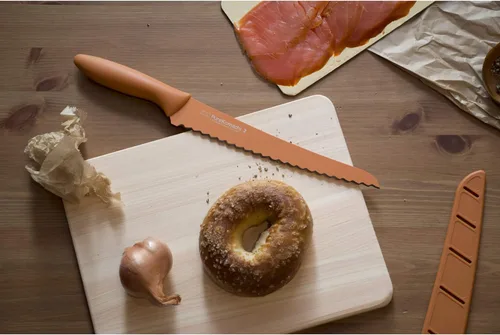 Vista 3 de Pure Komachi 2 Series cuchillo para cítricos, Cuchillo para pan, Marrón