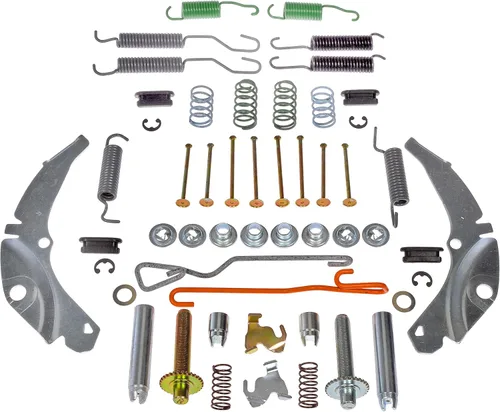 Dorman HW2324 Kit de herrajes para freno de tambor trasero compatible con modelos seleccionados de Cadillac, Chevrolet y GMC