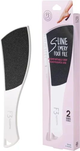 Vista 6 de S-Line Lima de Esmeril para Pies (Rosa Intenso), Herramienta de Pedicura Colosal de Doble Cara, Eficaz para Talón Agrietado, Diseño Ergonómico