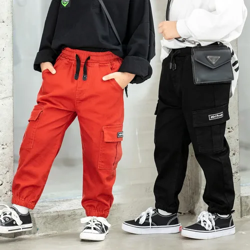Vista 2 de MINI PANDA Pantalones para niños pequeños, paquete de 2 pantalones de meter