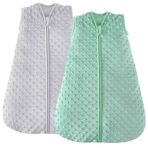 Vista 15 de JELLYMONI Saco de dormir para bebé de 0 a 6 meses, 100% algodón, paquete de 3, 0.5 TOG, manta vestible para bebé, saco de dormir para bebé