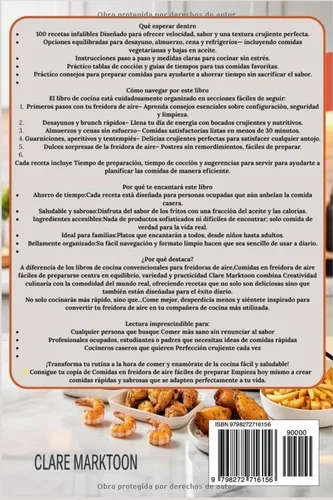 Vista 2 de Comidas fáciles preparadas en freidora de aire 100 recetas rápidas, crujientes y saludables para gente ocupada