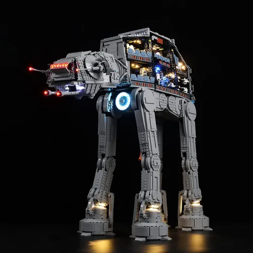 Vista 6 de Kyglaring Kit de iluminación LED (sin modelo) diseñado para Lego Star Wars at-at 75313 Model Building Set, sin juego de Lego (versión clásica)