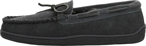 Vista 7 de Minnetonka - Pantuflas con suela rígida y forro de pelo para hombre