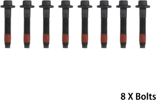 Vista 7 de 5.7 HEMI Conjunto de juntas para colector de escape con pernos y tuercas para motores V8 de 5.7L 2009-2020 Dodge Ram 1500 2500 3500 Jeep Charger