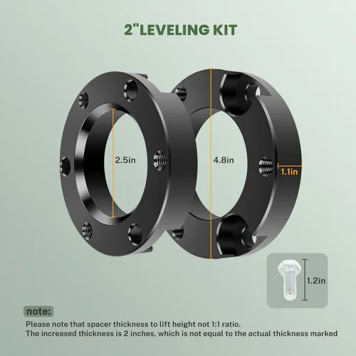 Vista 3 de SCITOO Elevadores de 3 pulgadas delanteros y 3 pulgadas de suspensión trasera espaciadores para Toyota para Tundra 2000 2001 2002 2003 2004 2005 2006