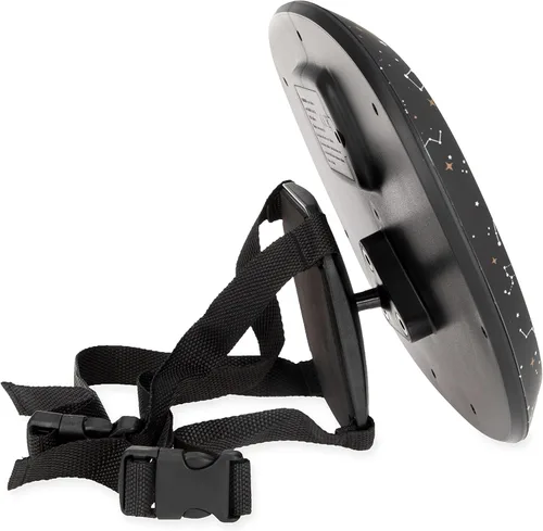 Vista 9 de Nuby Espejo de coche de bebé con luz LED para asiento trasero con luz controlada a distancia, espejo resistente a las roturas de visión amplia