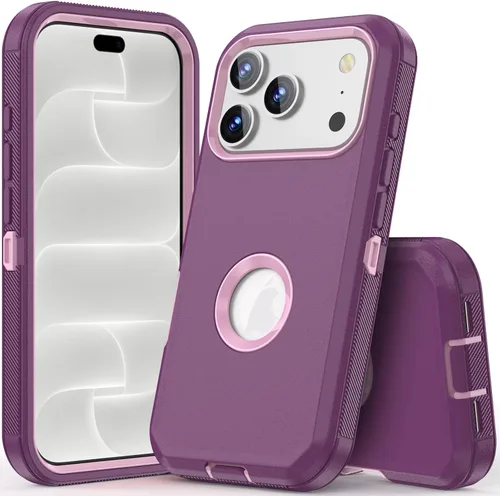 Vista 14 de COOYA Funda para iPhone Air de Protección Completa del Cuerpo contra Caídas, Funda Resistente a Prueba de Golpes de 3 Capas, Híbrida de Servicio